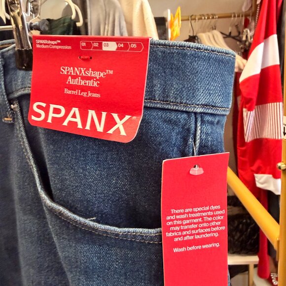 Spanx Plus Size Barrel Jeans - Picture 3 of 3